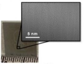 Monolayer of molybdenum disulfide